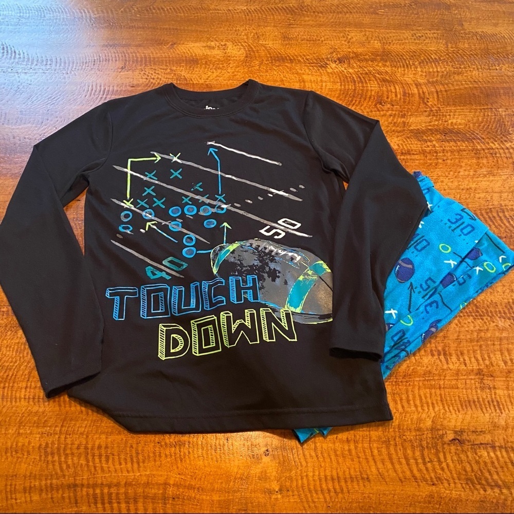 ❤️Circo - Navy Football Touchdown Pajama Set - L